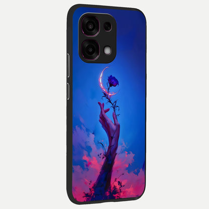  Mystic Hand back cover For Oppo F31 5G slim fit glass case with vibrant aesthetic design