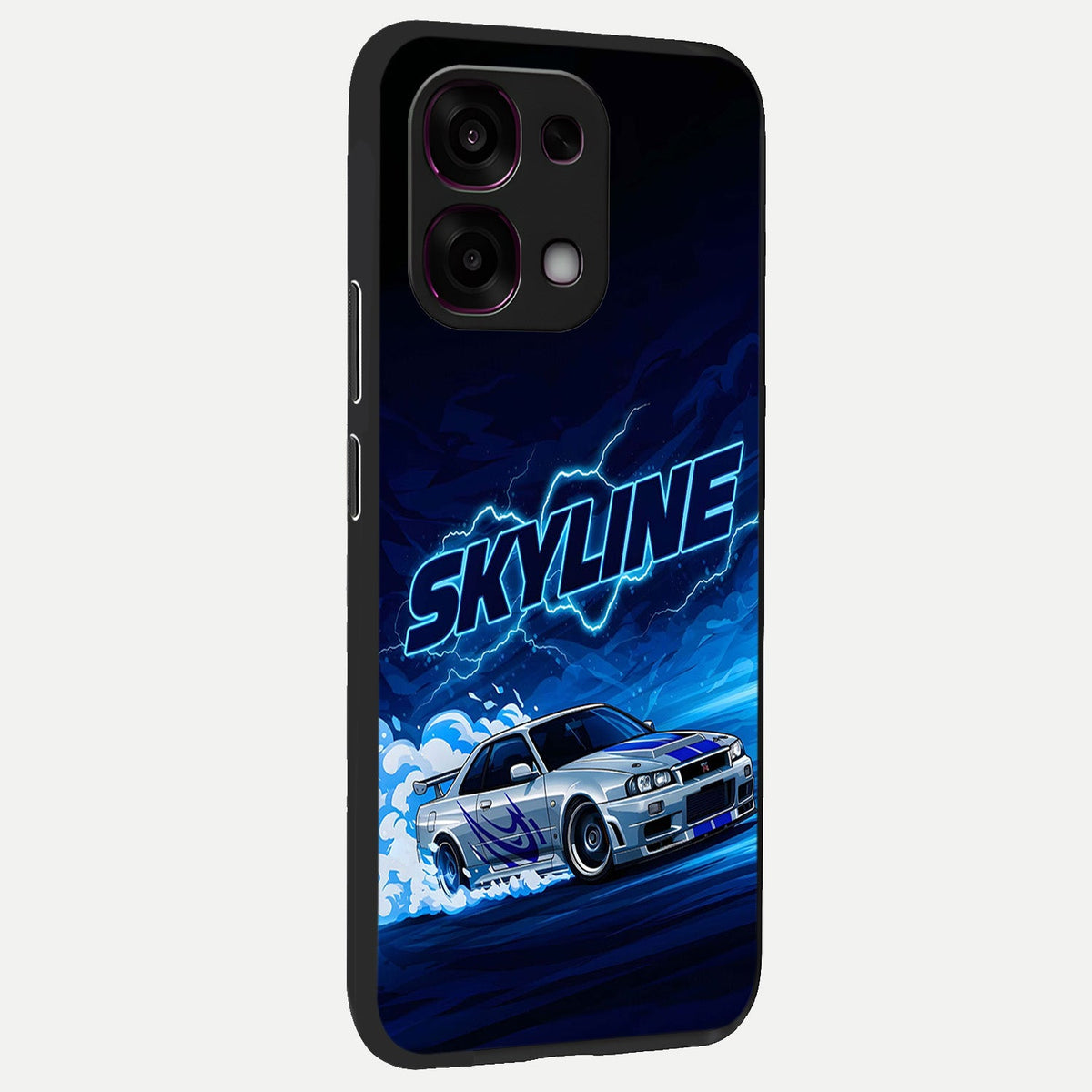  Neon Drift Beast back cover For Oppo F31 5G slim fit glass case with vibrant aesthetic design