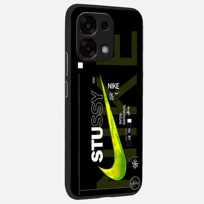  Neon Street Edition back cover For Oppo F31 5G slim fit glass case with vibrant aesthetic design