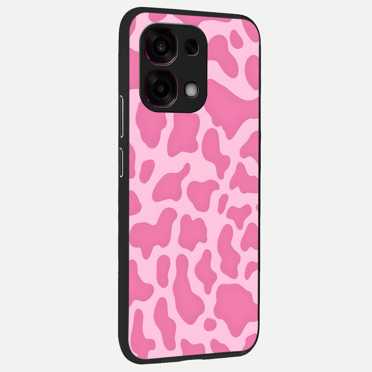  Pinkish Scenery back cover For Oppo F31 5G slim fit glass case with vibrant aesthetic design