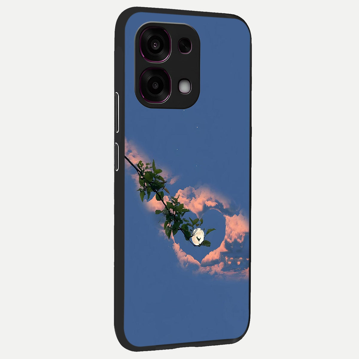 Sky Under Tree back cover For Oppo F31 5G slim fit glass case with vibrant aesthetic design