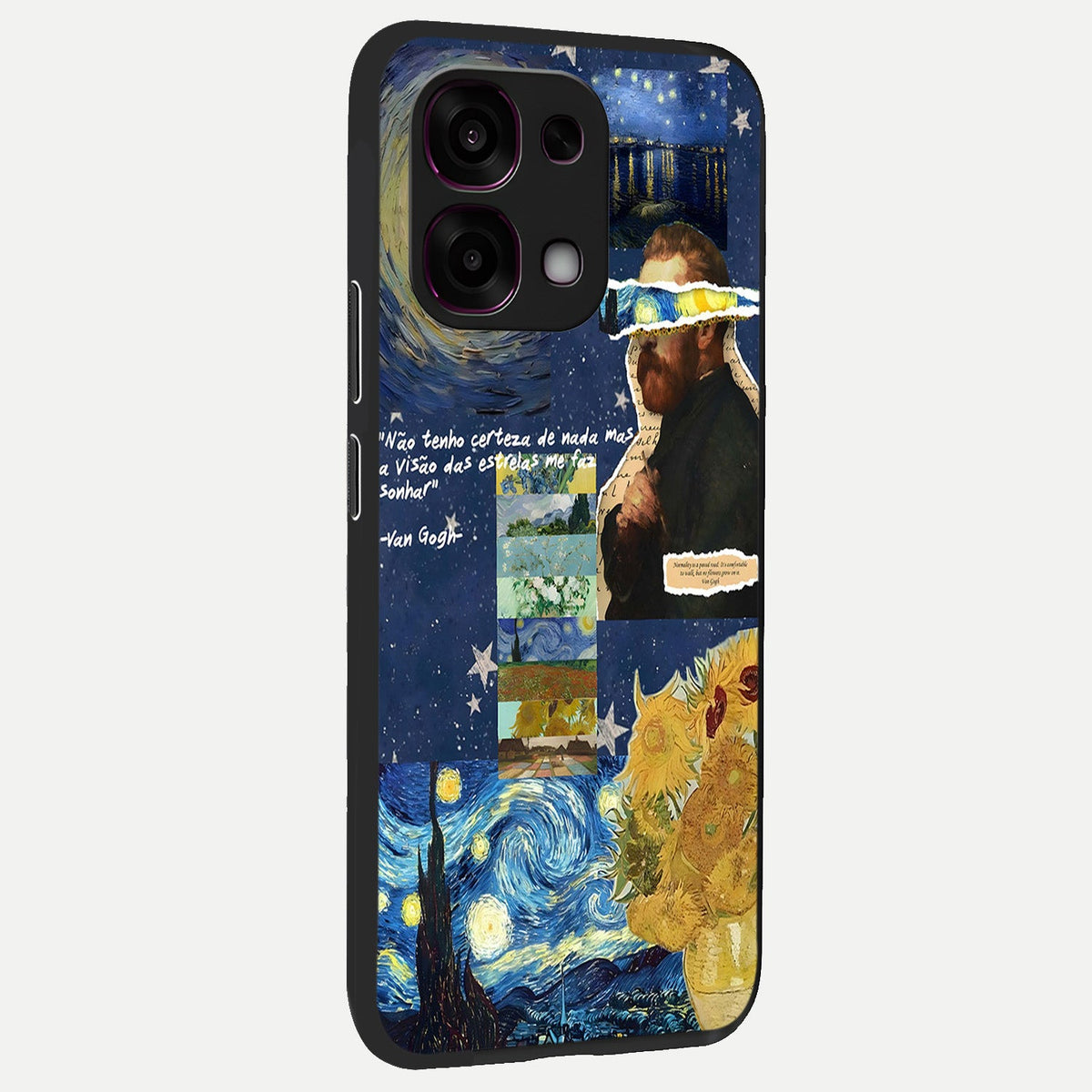  Starry Dream Vision back cover For Oppo F31 5G slim fit glass case with vibrant aesthetic design
