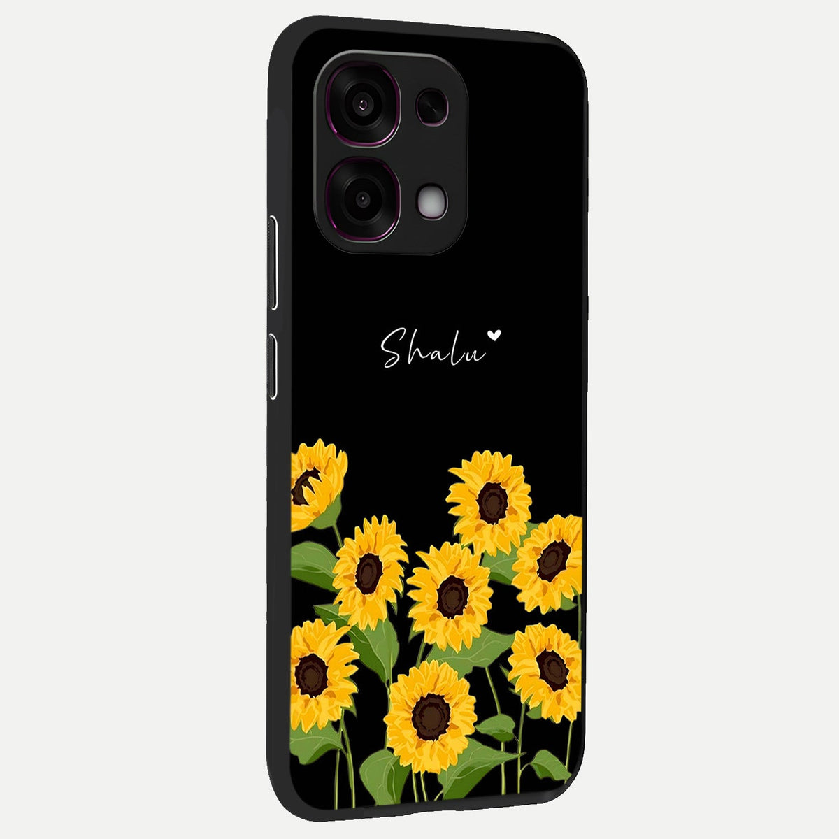  Sunflower Sky Bloom back cover For Oppo F31 5G slim fit glass case with vibrant aesthetic design