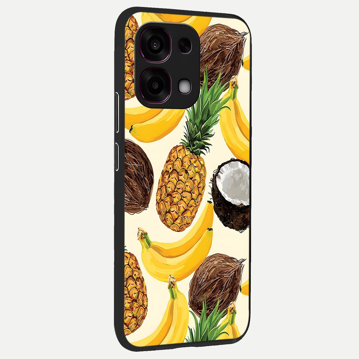  Tropical Fruit Mood back cover For Oppo F31 5G slim fit glass case with vibrant aesthetic design