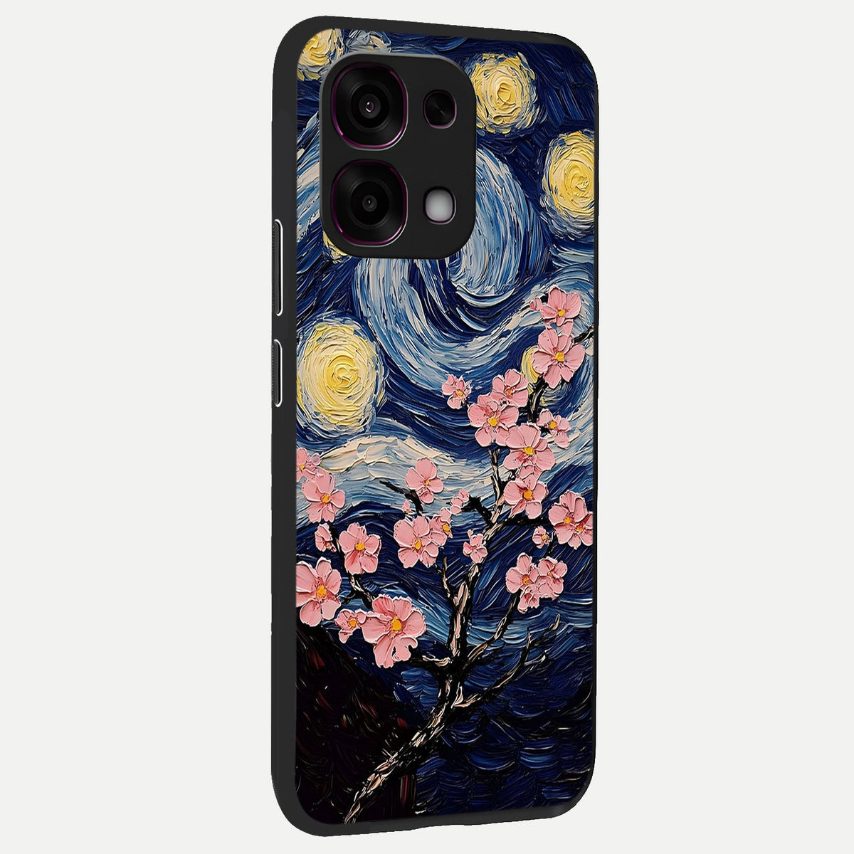  Van Gogh Scenery back cover For Oppo F31 5G slim fit glass case with vibrant aesthetic design
