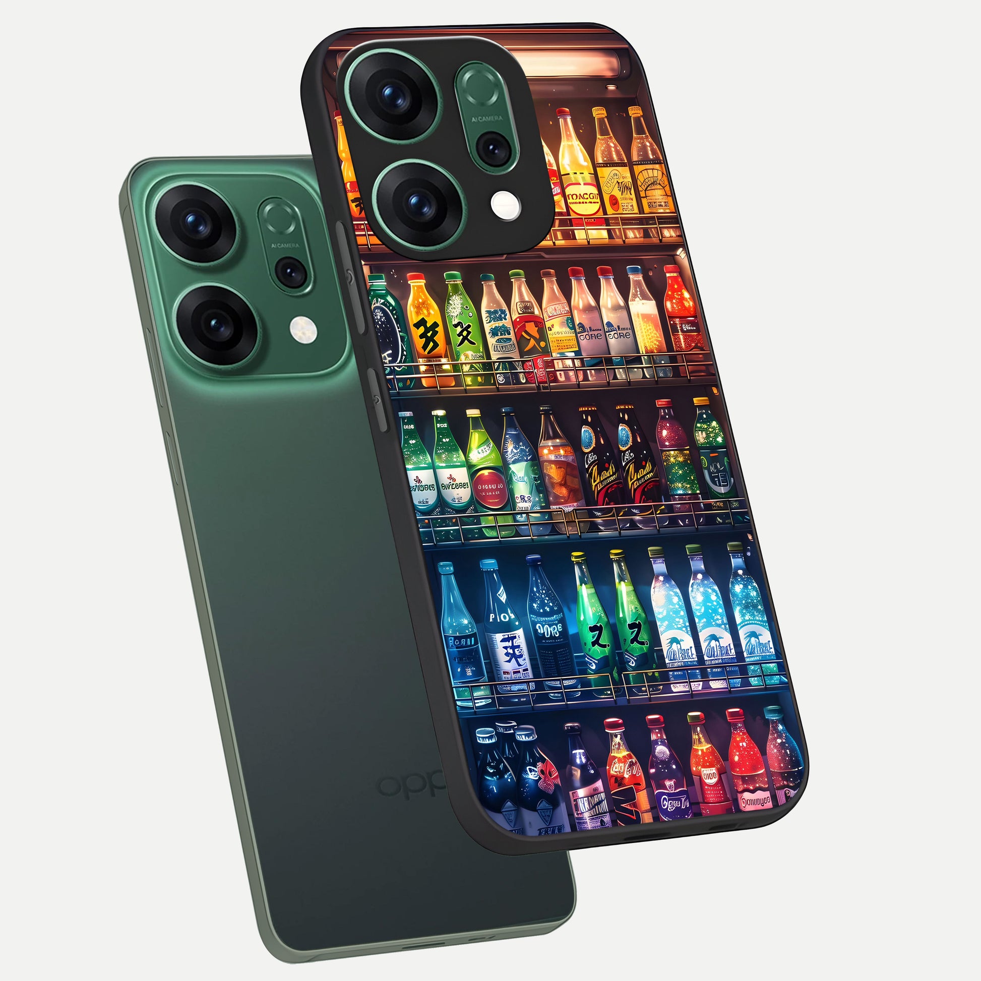  Colorfull Tree phone case For Oppo Reno 14 showing premium glass back cover with detailed artwork