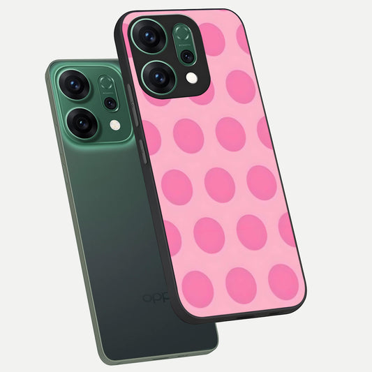  Sweet Dot Dreams phone case For Oppo Reno 14 showing premium glass back cover with detailed artwork