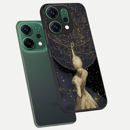  Taylor Swift Girl phone case For Oppo Reno 14 showing premium glass back cover with detailed artwork