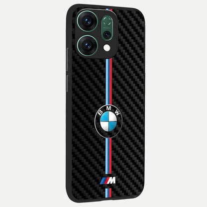  BMW Pattern back cover For Oppo Reno 14 slim fit glass case with vibrant aesthetic design