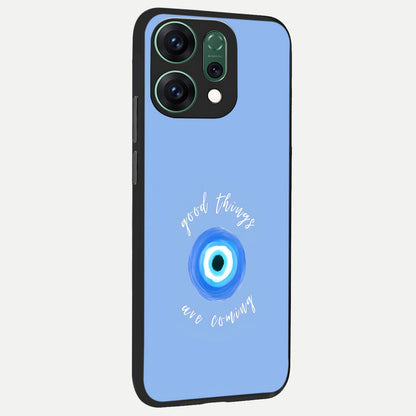  Bright Future Ahead back cover For Oppo Reno 14 slim fit glass case with vibrant aesthetic design
