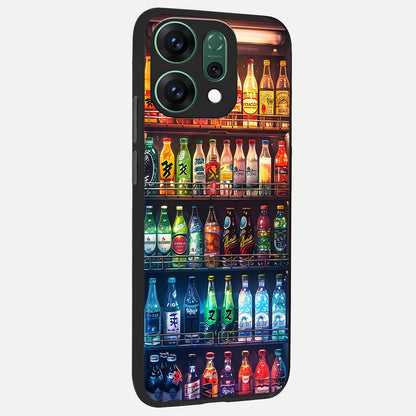  Colorfull Tree back cover For Oppo Reno 14 slim fit glass case with vibrant aesthetic design