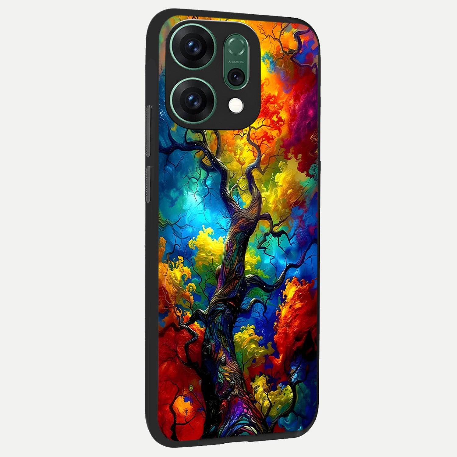  Colorful Soda Bottles back cover For Oppo Reno 14 slim fit glass case with vibrant aesthetic design