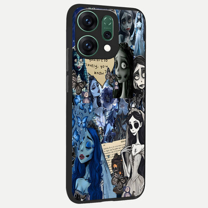  Corpse Bride Posters back cover For Oppo Reno 14 slim fit glass case with vibrant aesthetic design