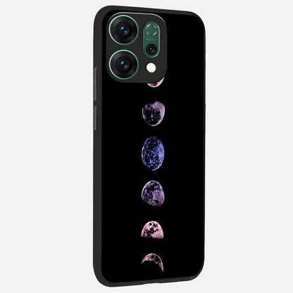  Crimson All Planets back cover For Oppo Reno 14 slim fit glass case with vibrant aesthetic design
