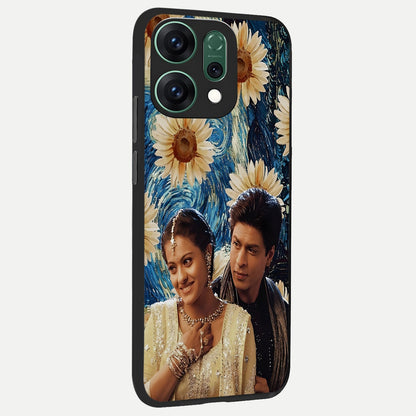  Eternal Love Story back cover For Oppo Reno 14 slim fit glass case with vibrant aesthetic design