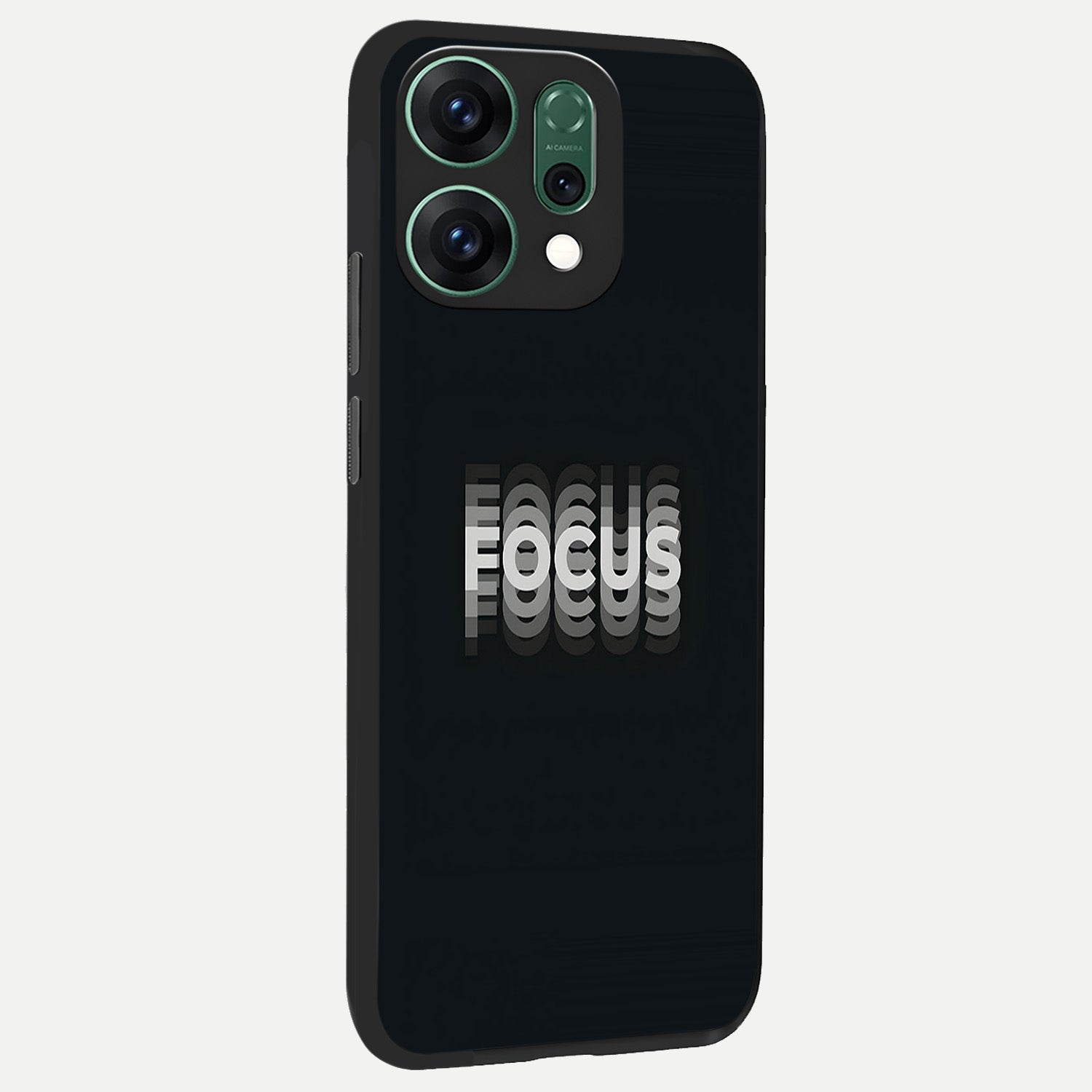  Mono Focus Vision back cover For Oppo Reno 14 slim fit glass case with vibrant aesthetic design