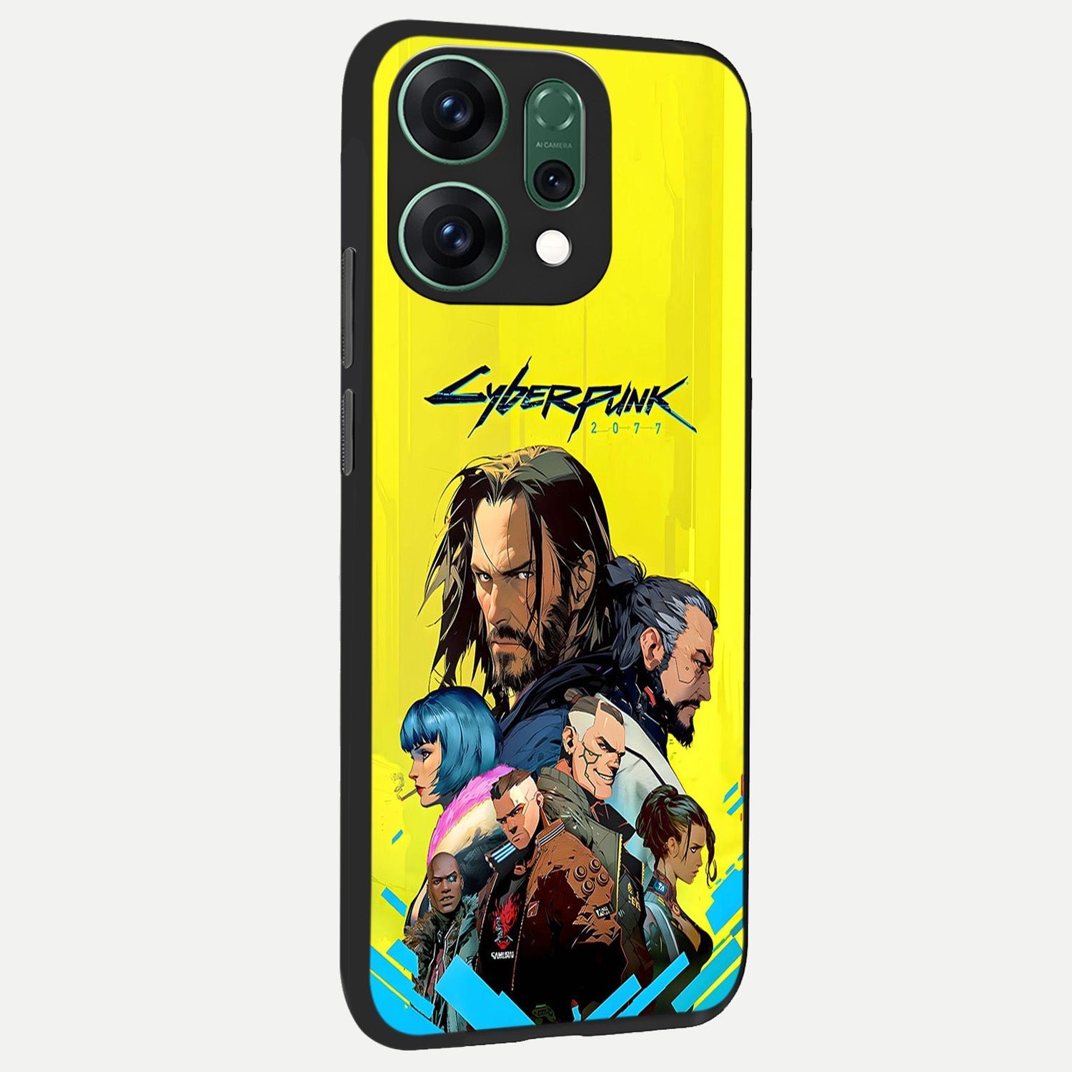  Neon Rebel Genesis back cover For Oppo Reno 14 slim fit glass case with vibrant aesthetic design