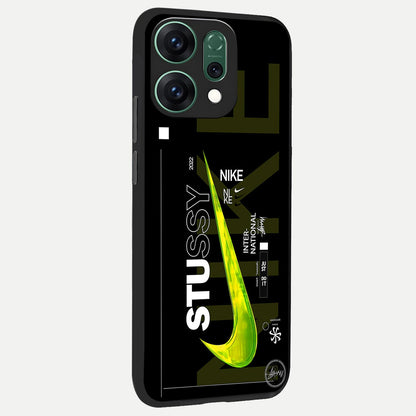  Neon Street Edition back cover For Oppo Reno 14 slim fit glass case with vibrant aesthetic design