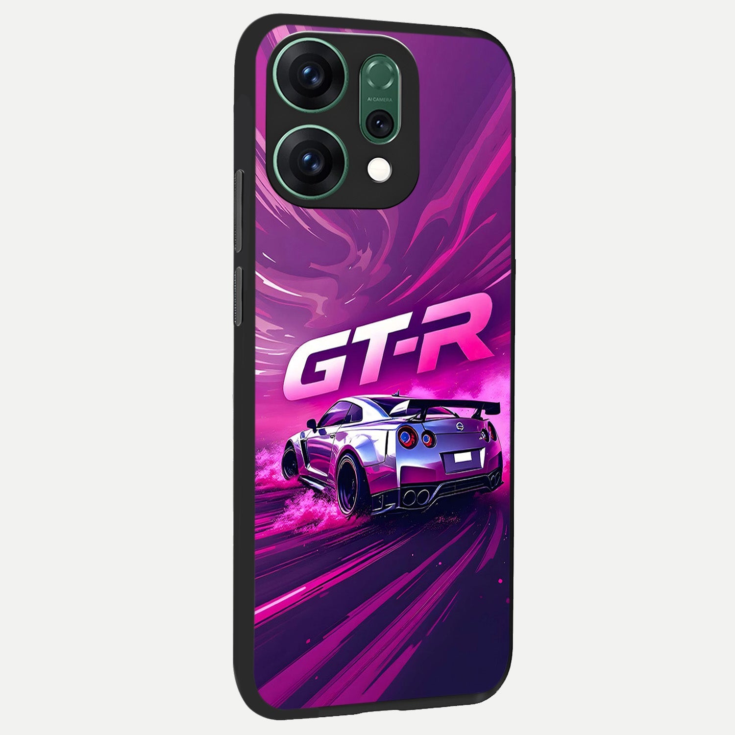  Speed Drift Legend back cover For Oppo Reno 14 slim fit glass case with vibrant aesthetic design