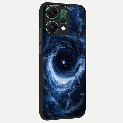  Stunning Galaxy back cover For Oppo Reno 14 slim fit glass case with vibrant aesthetic design