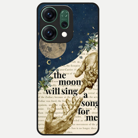  Aesthetic Divine Glass Case For Oppo Reno 14 back cover – full design glossy printed glass finish