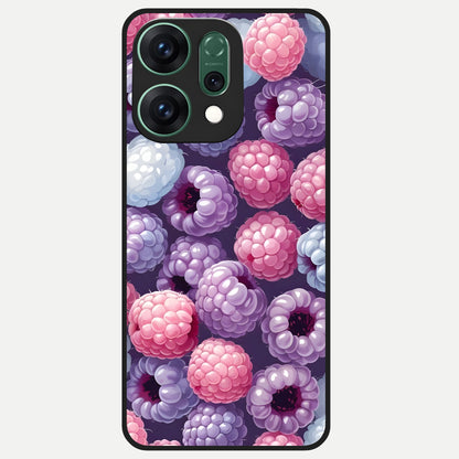  Berry Candy Pop Glass Case For Oppo Reno 14 back cover – full design glossy printed glass finish