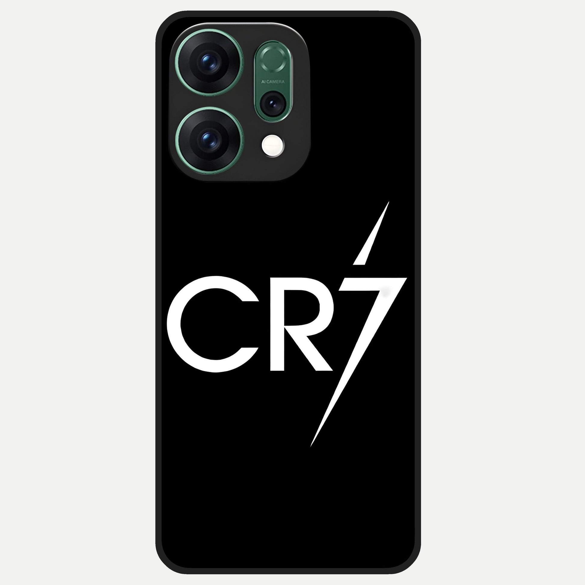  CR7 Elite Strike Glass Case For Oppo Reno 14 back cover – full design glossy printed glass finish