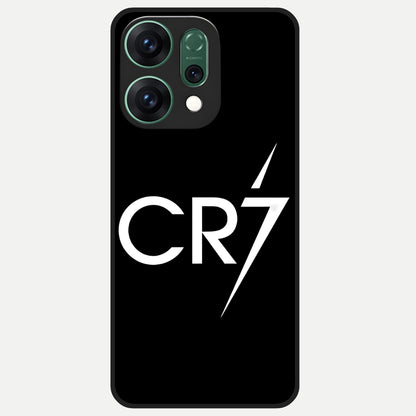  CR7 Elite Strike Glass Case For Oppo Reno 14 back cover – full design glossy printed glass finish