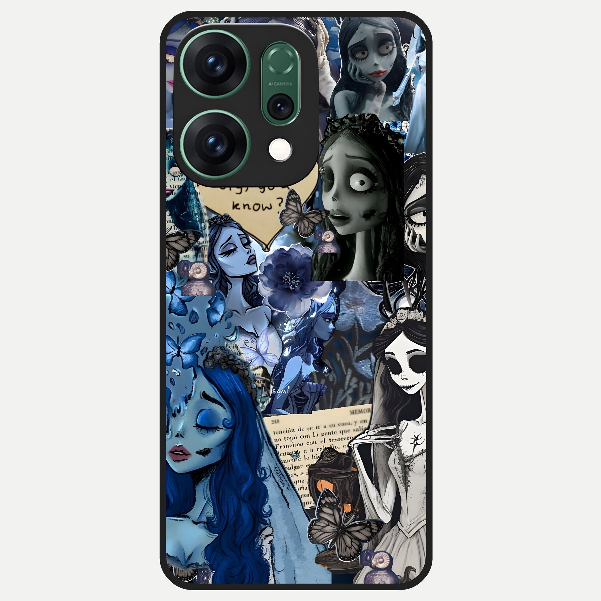  Corpse Bride Posters Glass Case For Oppo Reno 14 back cover – full design glossy printed glass finish