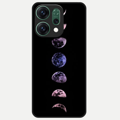  Crimson All Planets Glass Case For Oppo Reno 14 back cover – full design glossy printed glass finish