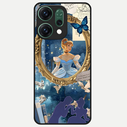  Midnight Queen Glass Case For Oppo Reno 14 back cover – full design glossy printed glass finish