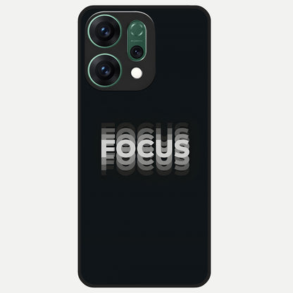  Mono Focus Vision Glass Case For Oppo Reno 14 back cover – full design glossy printed glass finish