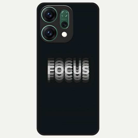  Mono Focus Vision Glass Case For Oppo Reno 14 back cover – full design glossy printed glass finish