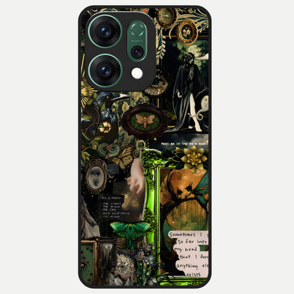  Mystic Woods Secret Glass Case For Oppo Reno 14 back cover – full design glossy printed glass finish