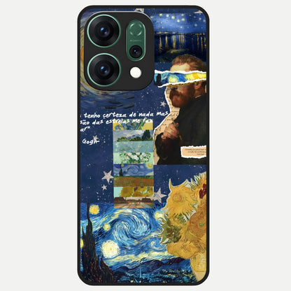  Starry Dream Vision Glass Case For Oppo Reno 14 back cover – full design glossy printed glass finish
