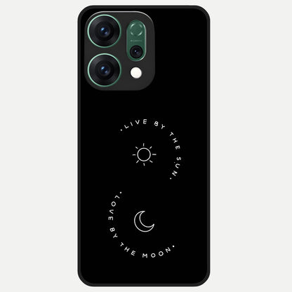  Sunflower Cat Art Glass Case For Oppo Reno 14 back cover – full design glossy printed glass finish