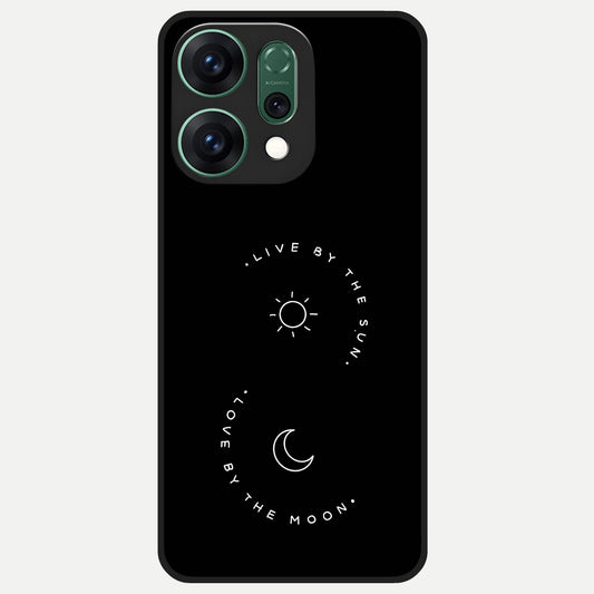  Sunflower Cat Art Glass Case For Oppo Reno 14 back cover – full design glossy printed glass finish