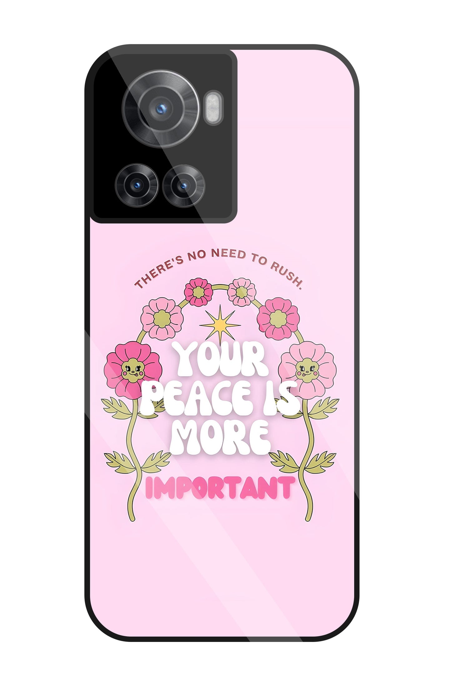 Peace Is More Important Glass Case For OnePlus 10R