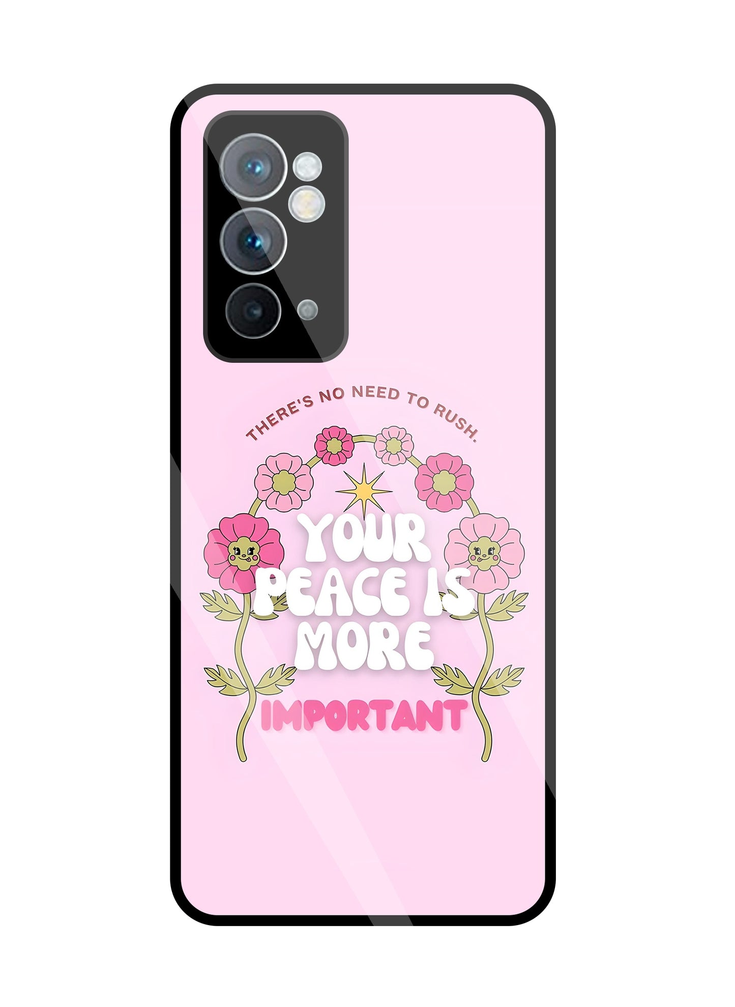 Peace Is More Important Glass Case For OnePlus 9RT