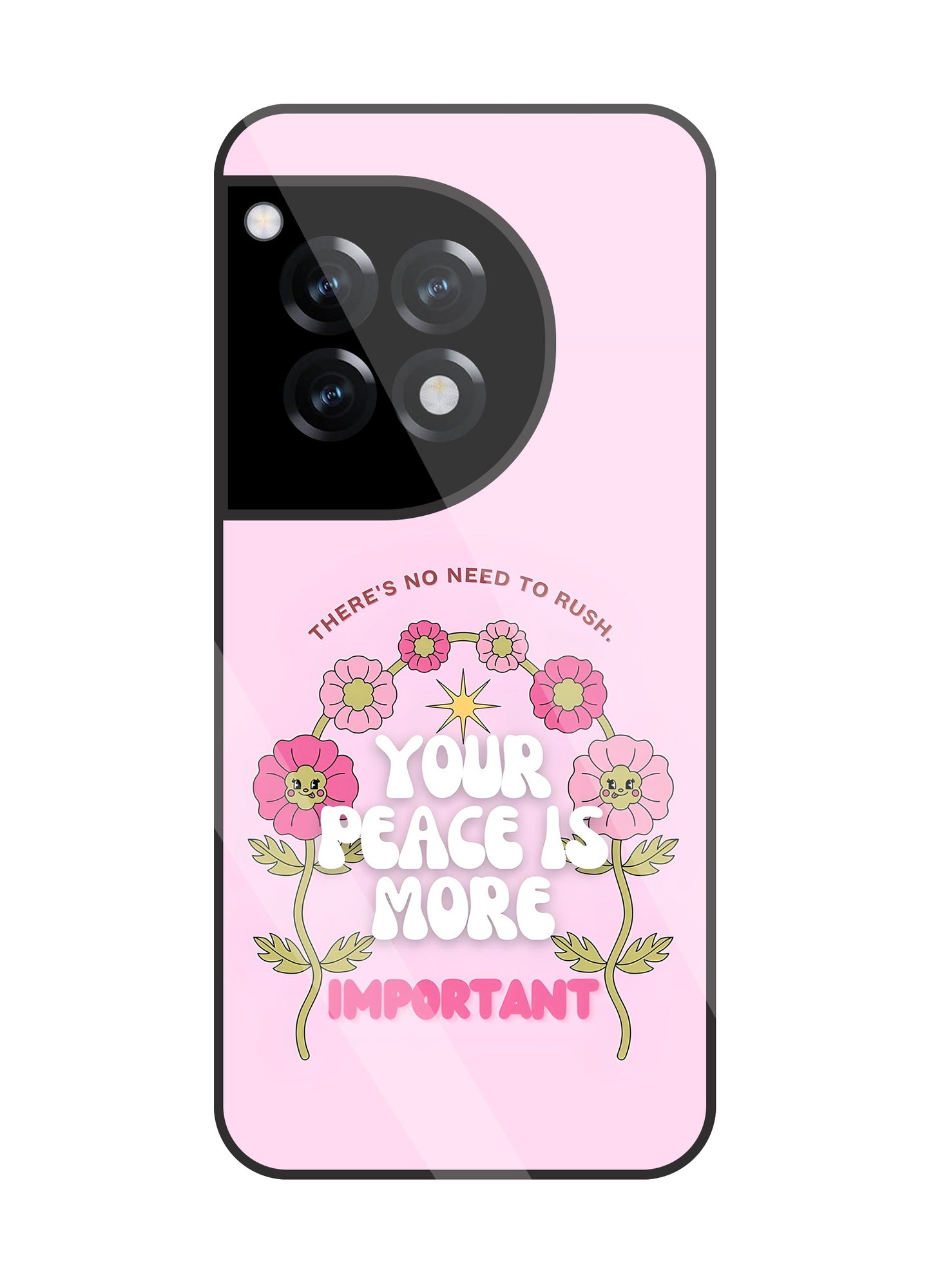 Peace Is More Important Glass Case For OnePlus 12R