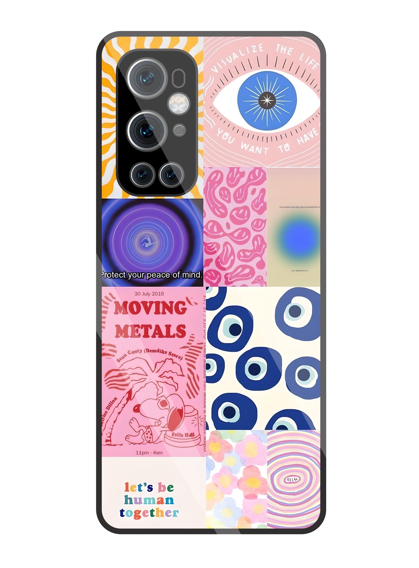 Peace Of Mind Glass Case For OnePlus 9 Pro