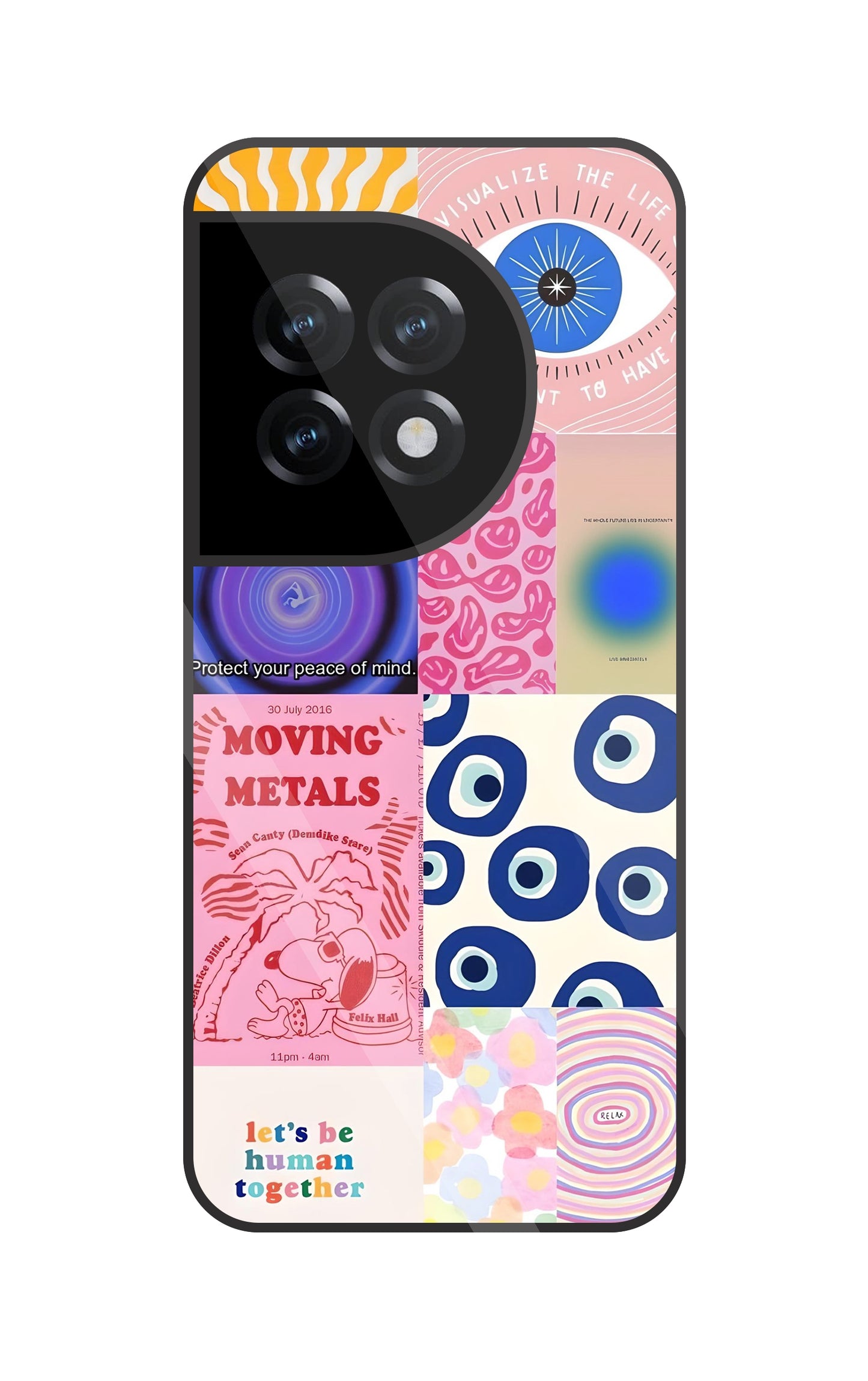 Peace Of Mind Glass Case For OnePlus 11R