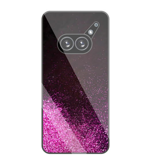 Pink Glitters glass Case For Nothing Phone 2A