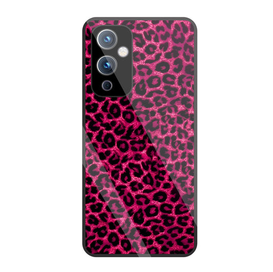 Pink Leopard Glass Case For OnePlus 9