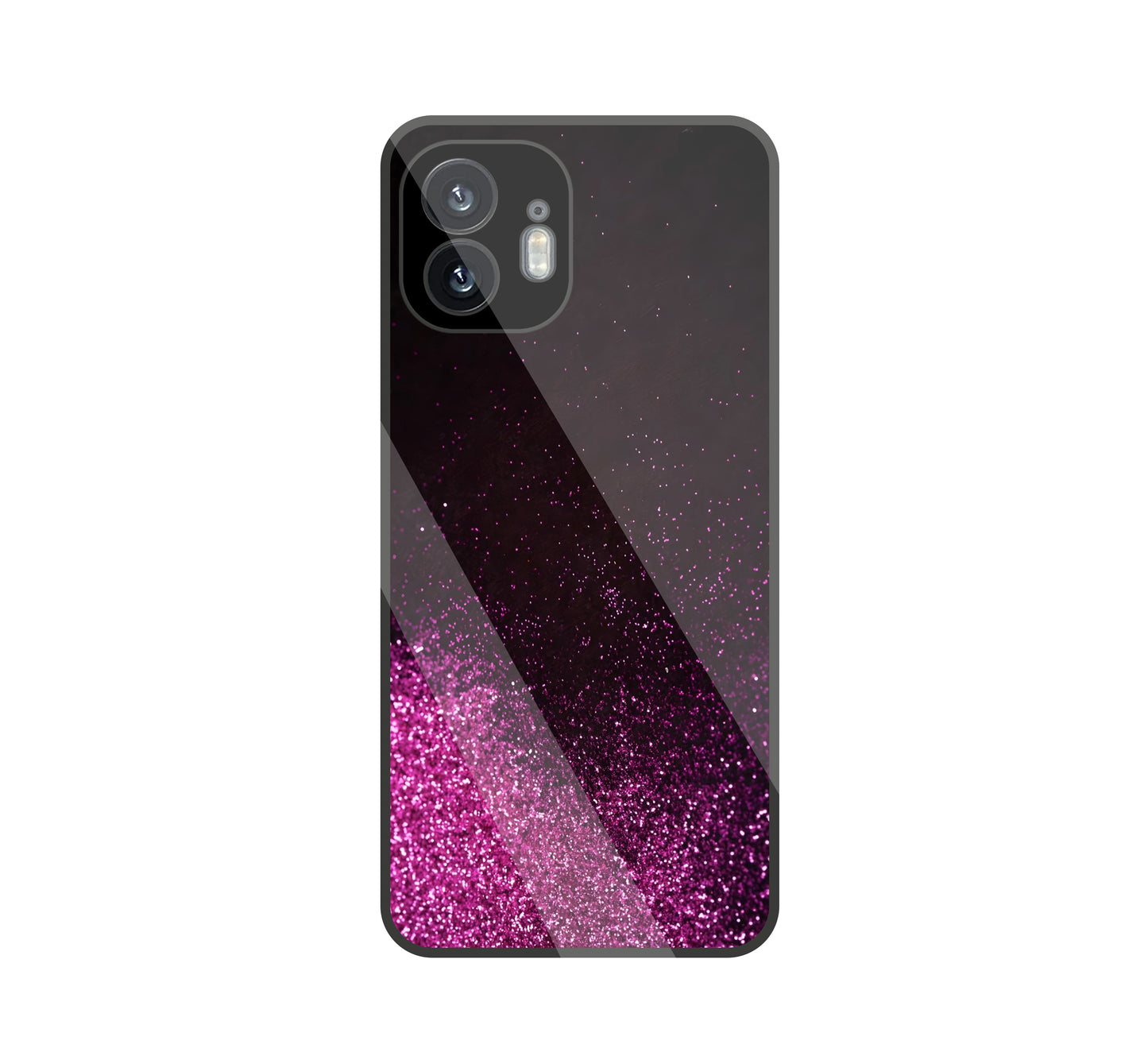 Pink Glitters Glass Case For Nothing Phone 2