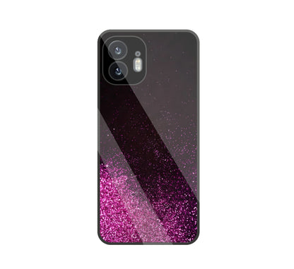 Pink Glitters Glass Case For Nothing Phone 2