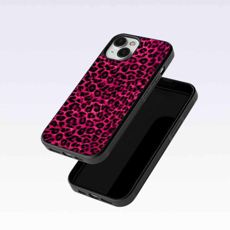 Pink Leopard  glass Case For Nothing Phone 1