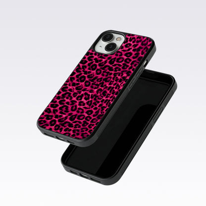 Pink Leopard  glass Case For Nothing Phone 1