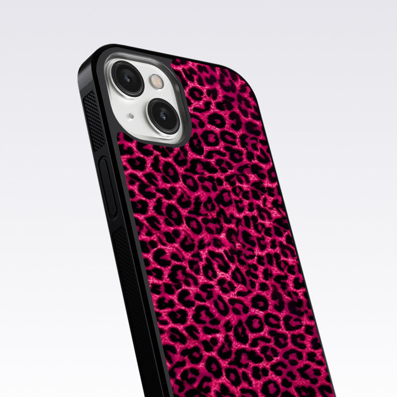 Pink Leopard Glass Case For OnePlus 9