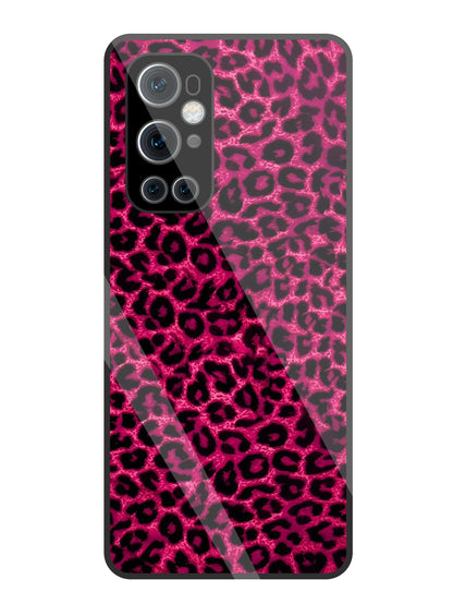 Pink Leopard Glass Case For OnePlus 9 Pro